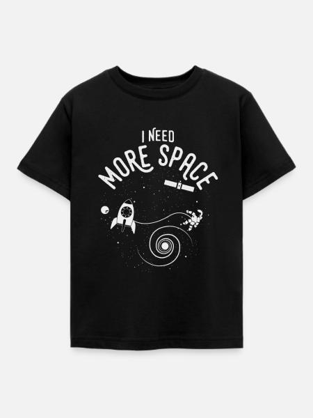 Raumfahrt - Kinder T-Shirt - Schwarz