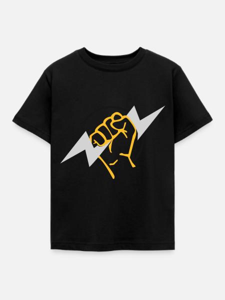 Elektriker Hochspannung! Geschenk Idee - Kinder T-Shirt - Schwarz