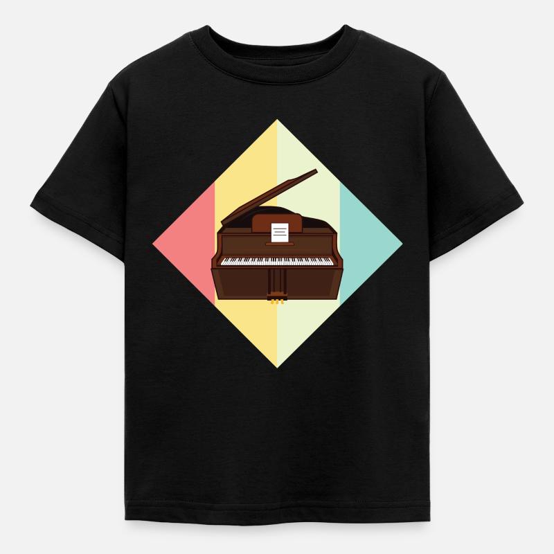 pianiste - T-shirt Enfant - noir