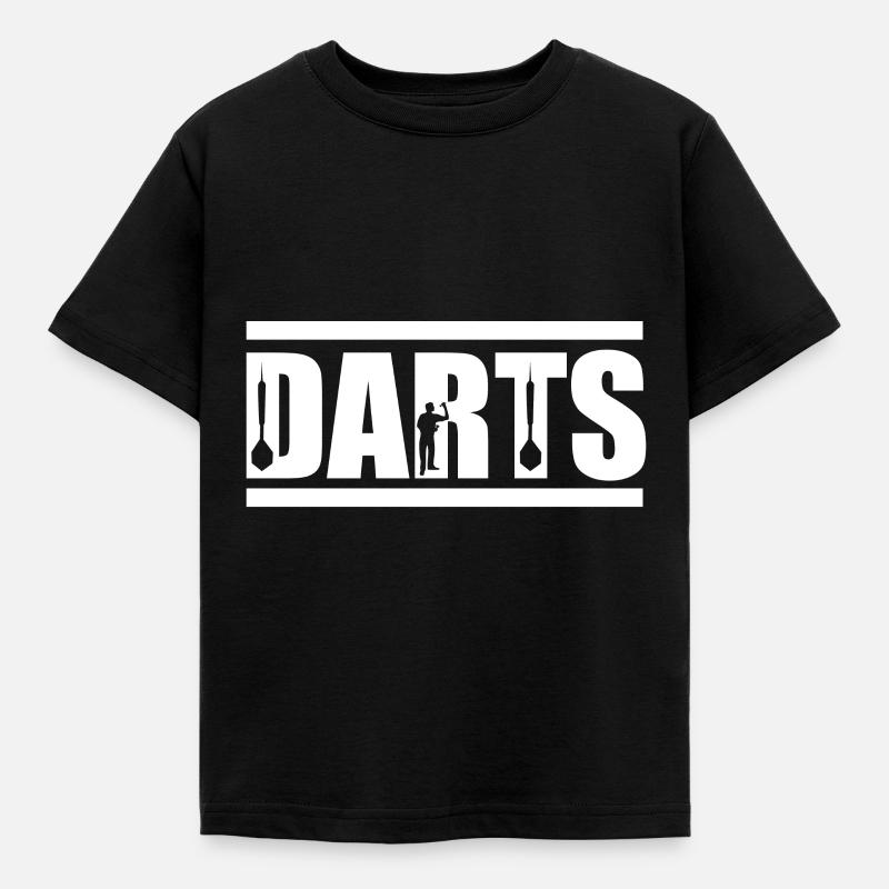 jeu de fléchettes - T-shirt Enfant - noir