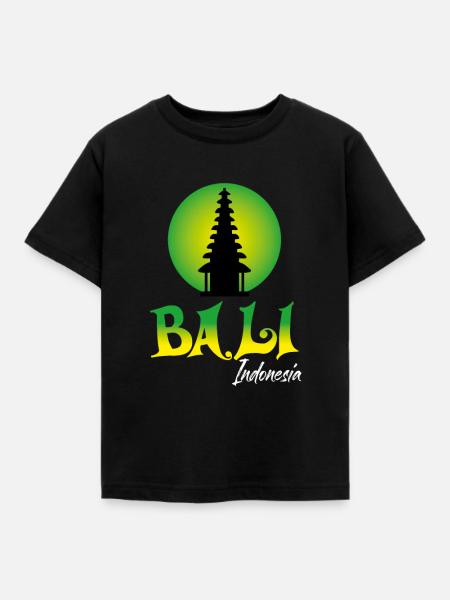 Bali - Kinder T-Shirt - Schwarz