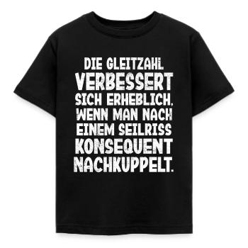 Gliding, sailing, gliding - Kids' T-Shirt - black - Front - AI Model Kid Female (0cm)