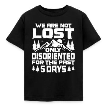 Bushcraft, Survival, Bushcrafter - T-shirt Enfant - noir - Devant - AI Model Kid Female (0cm)