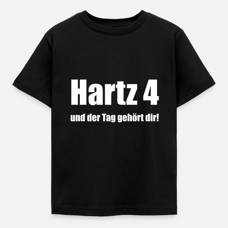 Hartz 4 - Kids' T-Shirt - black