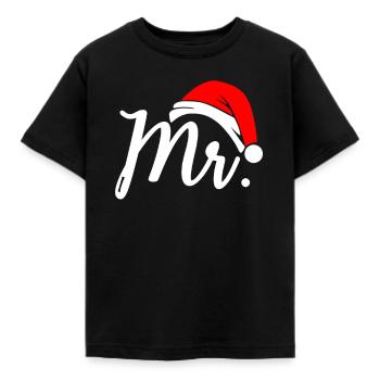 Mr. Partnerlook Pärchen Paare Ehepaar Geschenk - Kinder T-Shirt - Schwarz - Vorne - AI Model Kid Female (0cm)