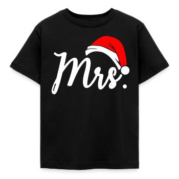 Mme Partnerlook Couples Couples Couple marié Cadeau - T-shirt Enfant - noir - Devant - AI Model Kid Female (0cm)