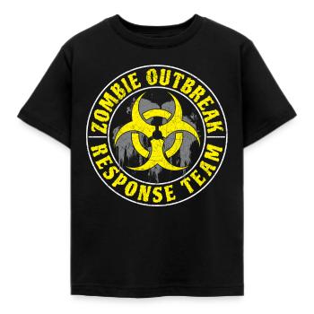 Het Zombie Outbreak Response Team Anti Zombie - Kinderen T-shirt - zwart - Voor - AI Model Kid Female (0cm)