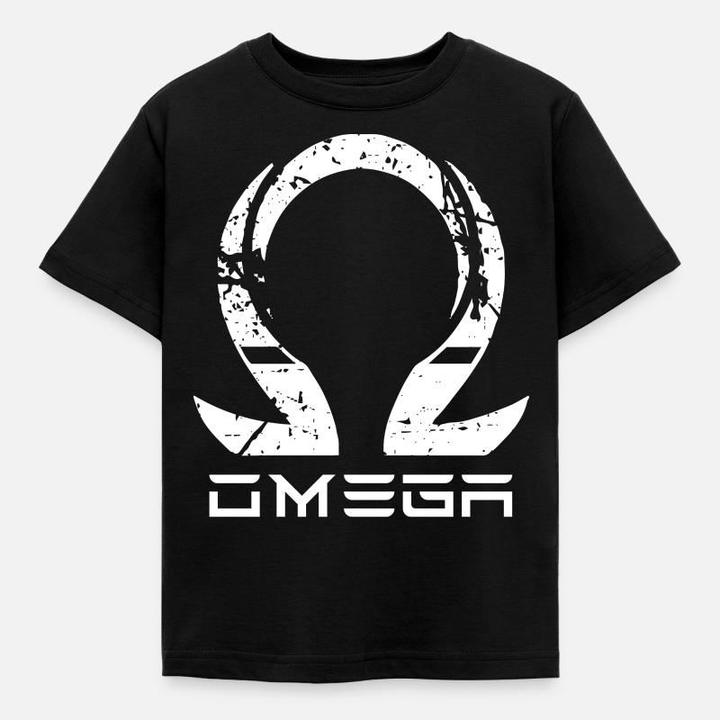 Omega - Kinder T-Shirt - Schwarz