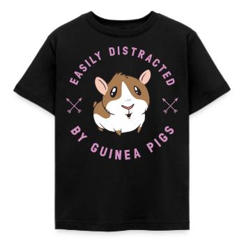 Cochons d'Inde Rosette Cochons d'Inde - T-shirt Enfant - noir - Devant - AI Model Kid Female (0cm)