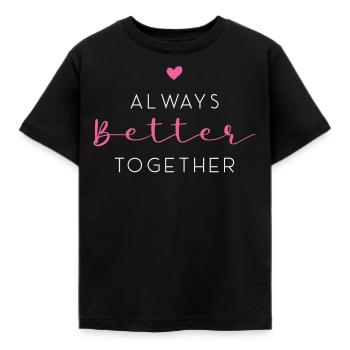 Famille De la Famille - T-shirt Enfant - noir - Devant - AI Model Kid Female (0cm)