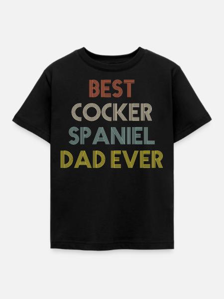 Cocker Spaniel - Kinderen T-shirt - zwart
