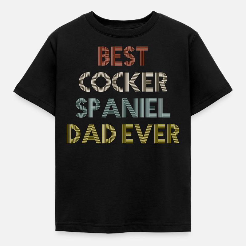 Cocker Spaniel - Kids' T-Shirt - black