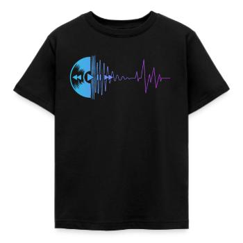 Techno Music DJ Discjokey - Kinder T-Shirt - Schwarz - Vorne - AI Model Kid Female (0cm)