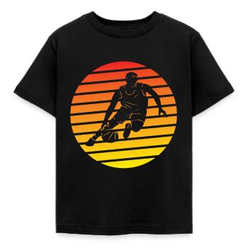 Basketball Verein Basketballliebhaber Basketballer - Kinder T-Shirt - Schwarz - Vorne - AI Model Kid Female (0cm)