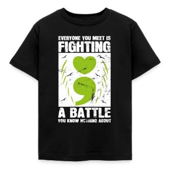 Santé mentale Dépression Motivation Anxiété Rêve - T-shirt Enfant - noir - Devant - AI Model Kid Female (0cm)