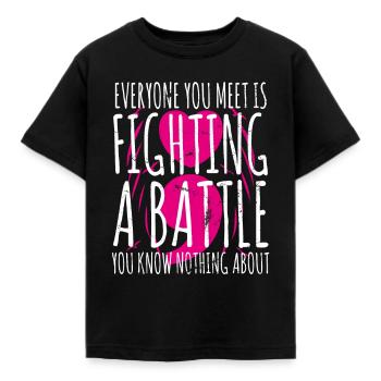 Santé mentale Dépression Motivation Anxiété Rêve - T-shirt Enfant - noir - Devant - AI Model Kid Female (0cm)