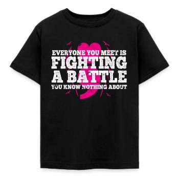 Santé mentale Dépression Motivation Anxiété Rêve - T-shirt Enfant - noir - Devant - AI Model Kid Female (0cm)