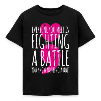 Santé mentale Dépression Motivation Anxiété Rêve - T-shirt Enfant - noir - Devant - AI Model Kid Female (0cm)