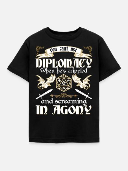 RPG-RPG-Tabletop-Rollenspiele Gamer-Rollenspiel - Kinder T-Shirt - Schwarz