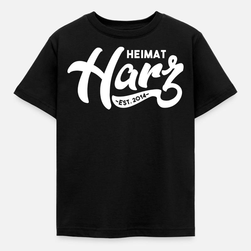 Heimat Harz Logo - Kinder T-Shirt - Schwarz