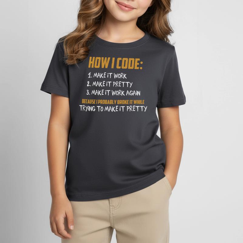 Programmierer Coder - Programmierprogrammierung für Entwickler Kinder T-Shirt