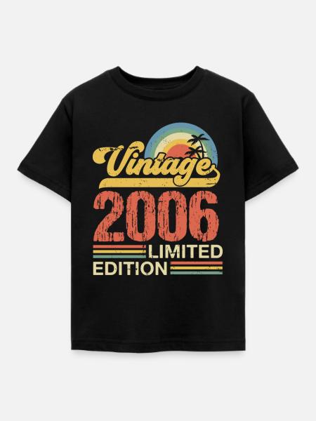 2006 - Kinder T-Shirt - Schwarz