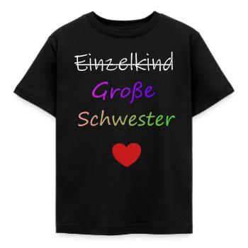 Einzelkind - Kinder T-Shirt - Schwarz - Vorne - AI Model Kid Female (0cm)