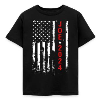 Joe Biden Président 2024 États-Unis - T-shirt Enfant - noir - Devant - AI Model Kid Female (0cm)