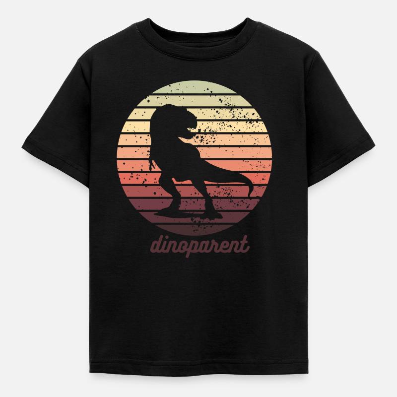 Dinoparent - T-shirt Enfant - noir