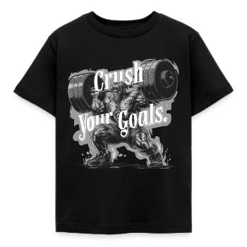 ÉCRASEZ VOS OBJECTIFS - T-shirt Enfant - noir - Devant - AI Model Kid Female (0cm)