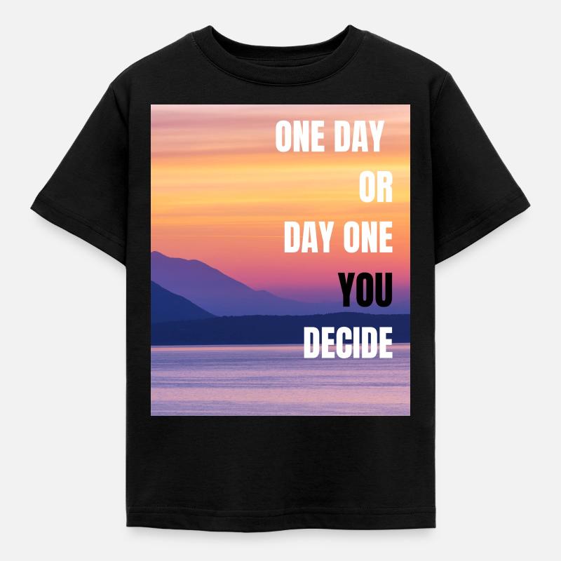Deside - Kinder T-Shirt - Schwarz