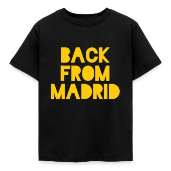 Souvenir Madrid - Kids' T-Shirt - black - Front - AI Model Kid Female (0cm)