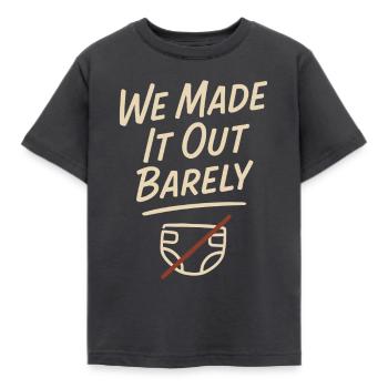 First Date Night After Baby New Parents Again - Kids' T-Shirt - dark grey - Front - AI Model Kid Female (0cm)