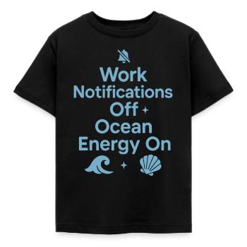 À partir du mode vacances du bureau de Queen Vacation - T-shirt Enfant - noir - Devant - AI Model Kid Female (0cm)
