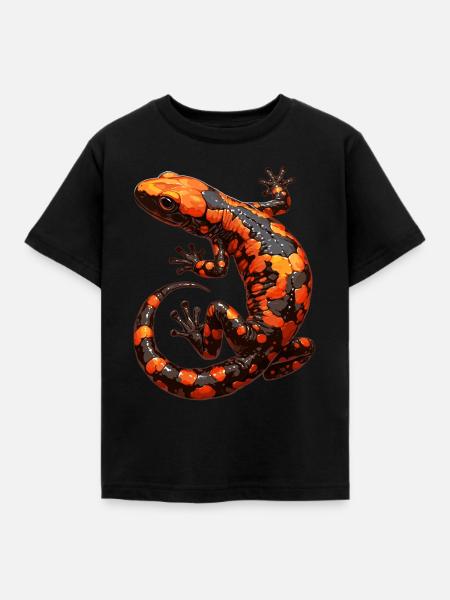 Salamanders Salamander - Kinder T-Shirt - Schwarz