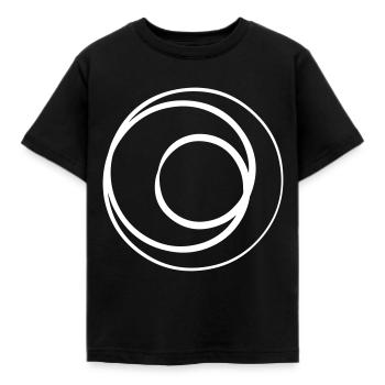 Geometrische Kunst - Kinder T-Shirt - Schwarz - Vorne - AI Model Kid Female (0cm)