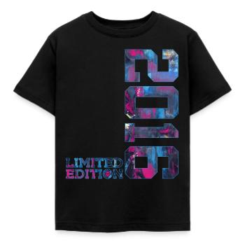 10. GEBURTSTAG 10 JAHRE LIMITED EDITION 2016 - Kinder T-Shirt - Schwarz - Vorne - AI Model Kid Female (0cm)