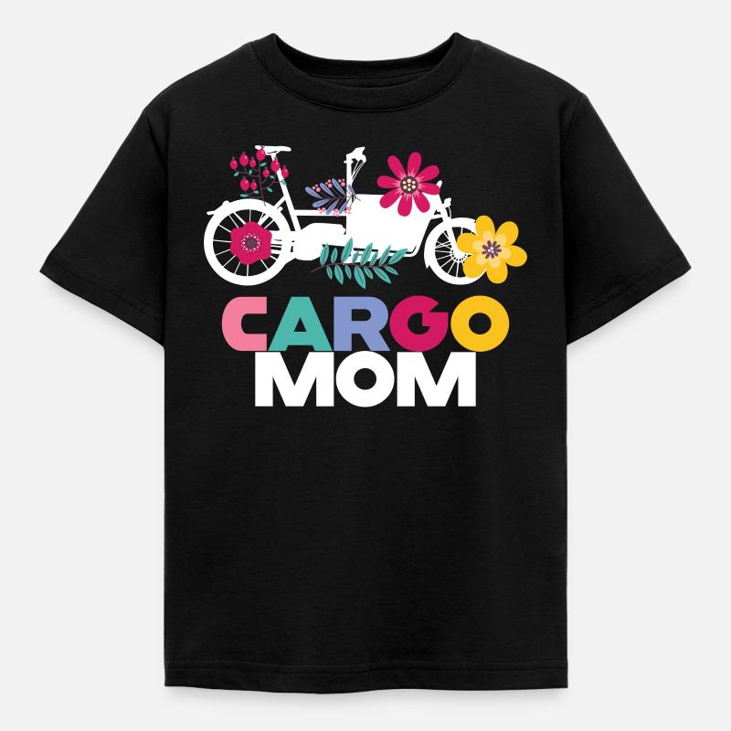 Cargo Mom Vélo Cargo Vélo Cargo - T-shirt Enfant - noir