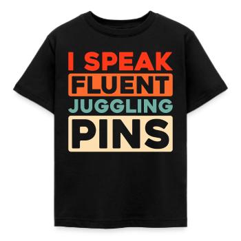 Jongleur - T-shirt Enfant - noir - Devant - AI Model Kid Female (0cm)
