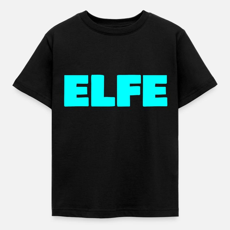 Elfe - Kinder T-Shirt - Schwarz
