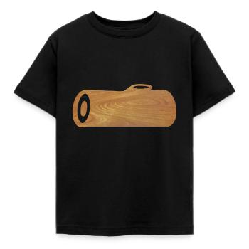 BOIS - T-shirt Enfant - noir - Devant - AI Model Kid Female (0cm)
