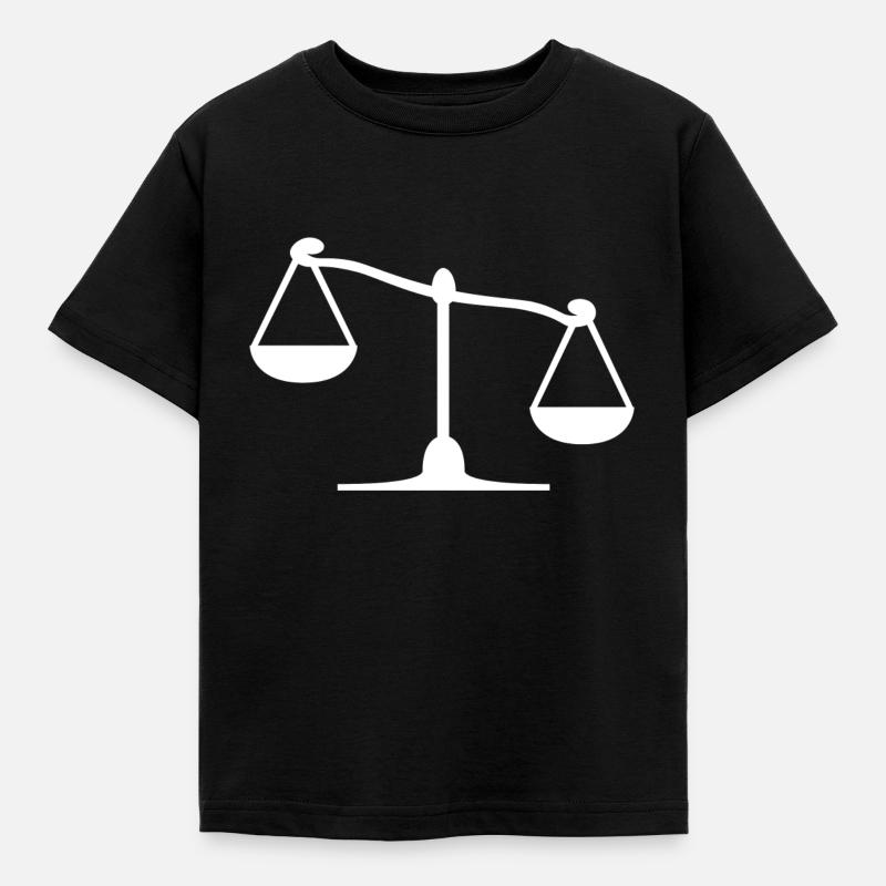 Vægt - Børne-T-shirt - sort