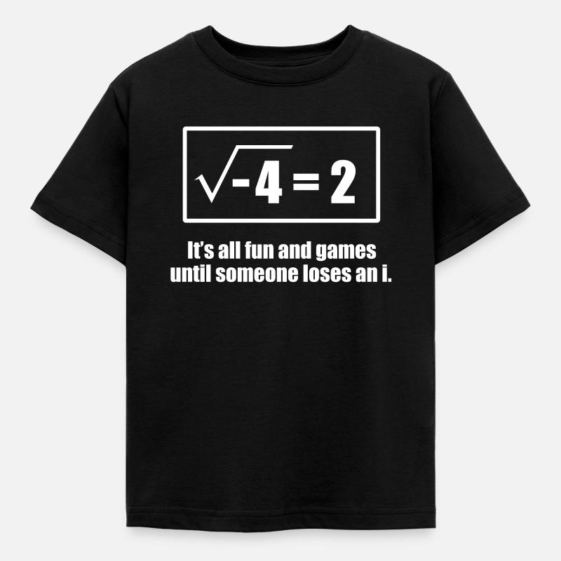 maths - Kids' T-Shirt - black