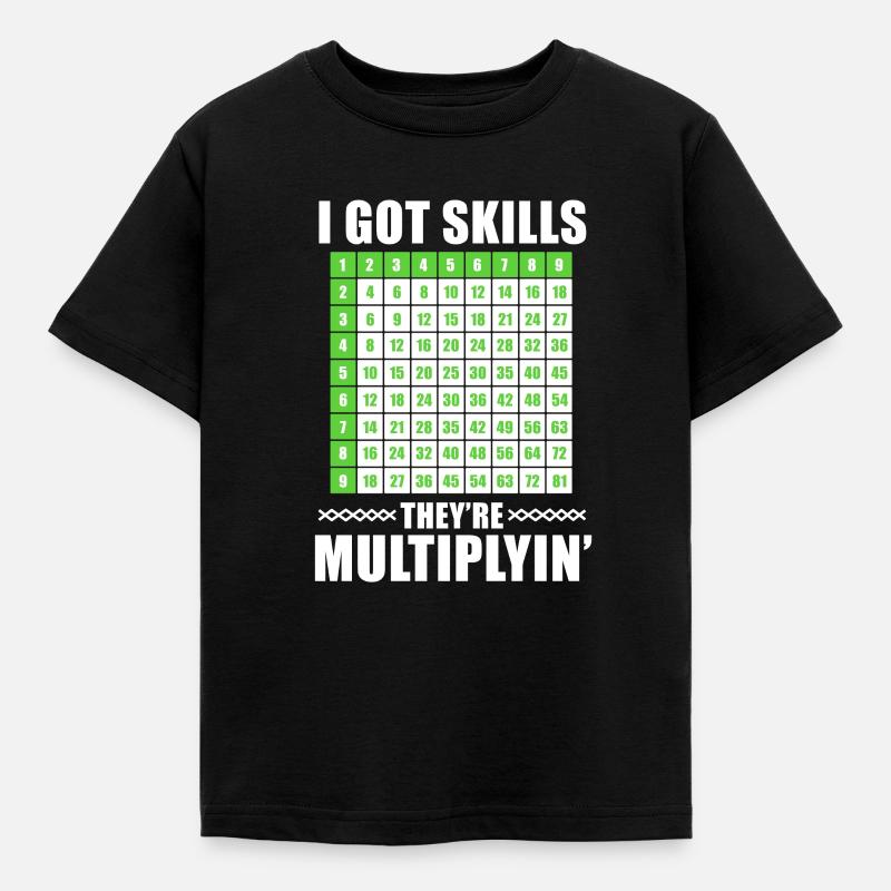 Math math - Kids' T-Shirt - black