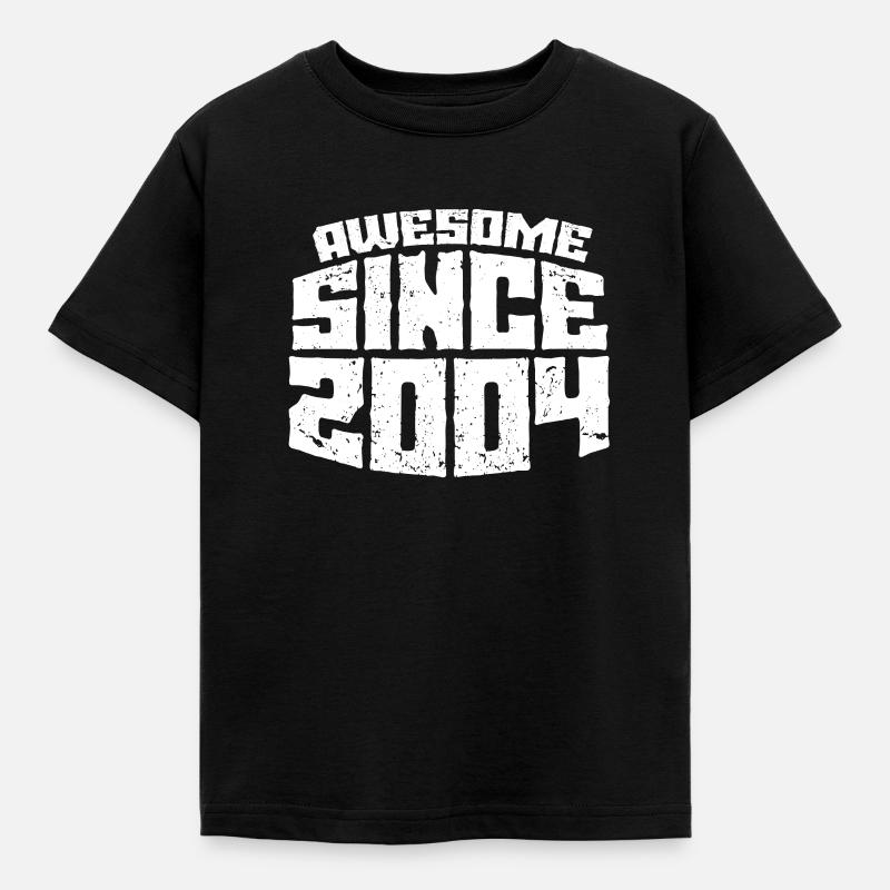 2004 - Kinder T-Shirt - Schwarz