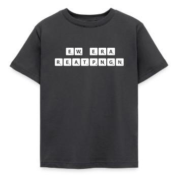 Schwanger - Kinder T-Shirt - Dunkelgrau - Vorne - AI Model Kid Female (0cm)