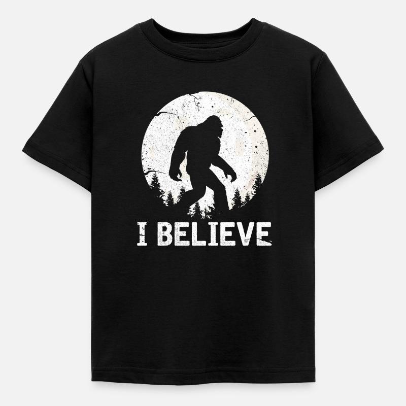 Bigfoot - Kinder T-Shirt - Schwarz