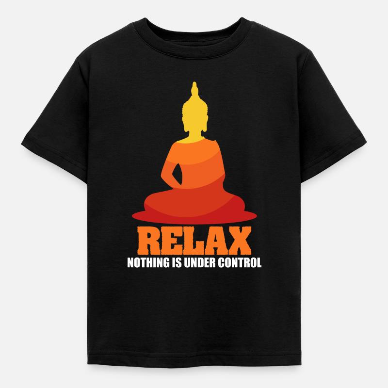 Buddhism - Kids' T-Shirt - black