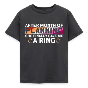 Mariage lesbien Gay lesbien Transsexuel - T-shirt Enfant - charbon - Devant - AI Model Kid Female (0cm)