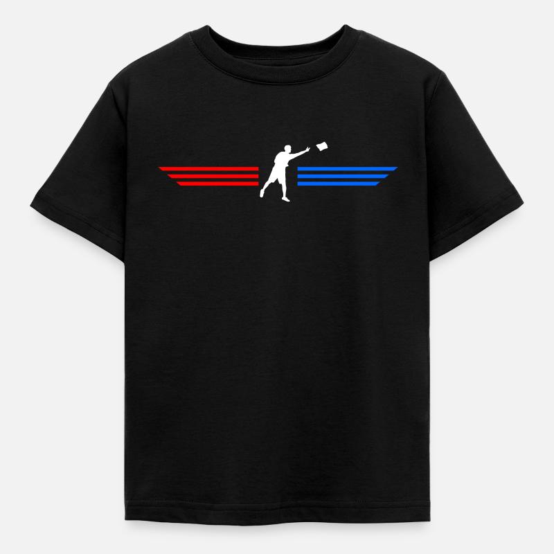 Cornhole Player Blind Hole - Funny Cornhole - Kids' T-Shirt - black